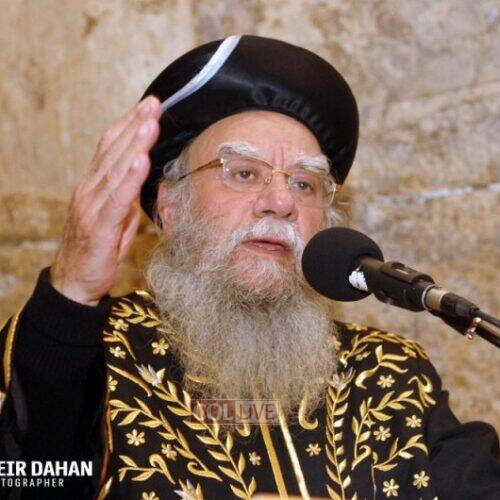 Chief Rabbi Bakshi Doron, 79, OBM