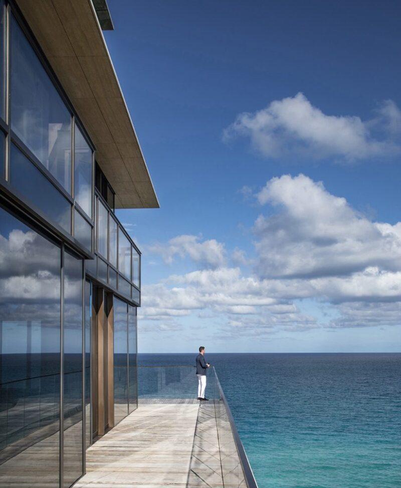 The oceanfront view from the Arte of Miami Beach & the Atlantic Ocean