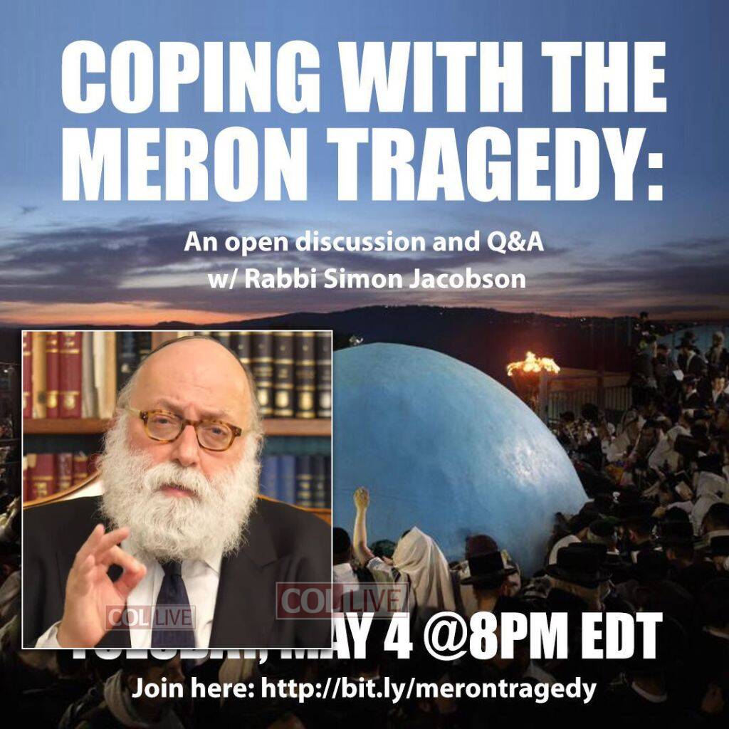 Live Coping with the Meron Tragedy