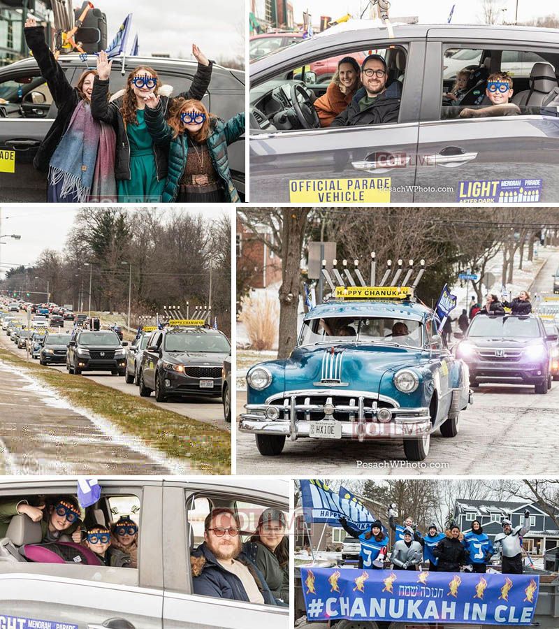 Light After Dark Menorah Parade Brightens Cleveland