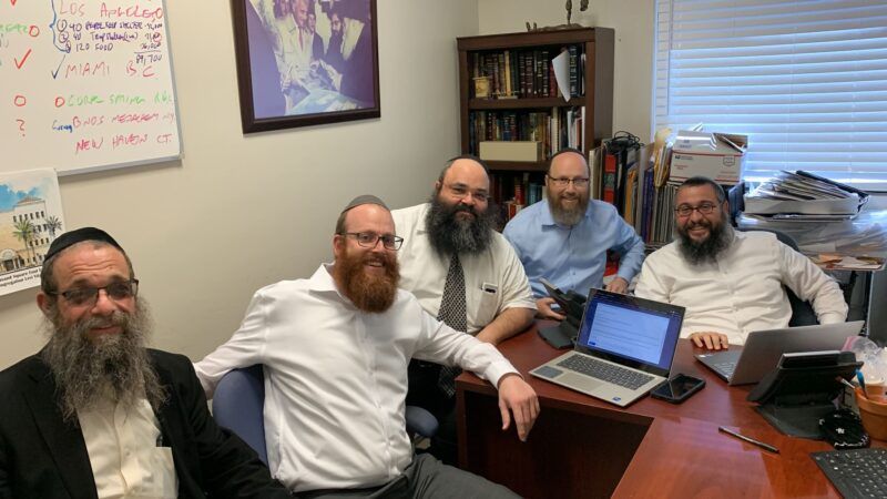 Members of the election committee of the Vaad Hashluchim of Florida, this week 