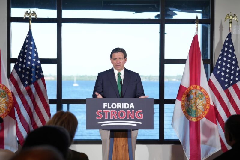 Florida governor Ron DeSantis