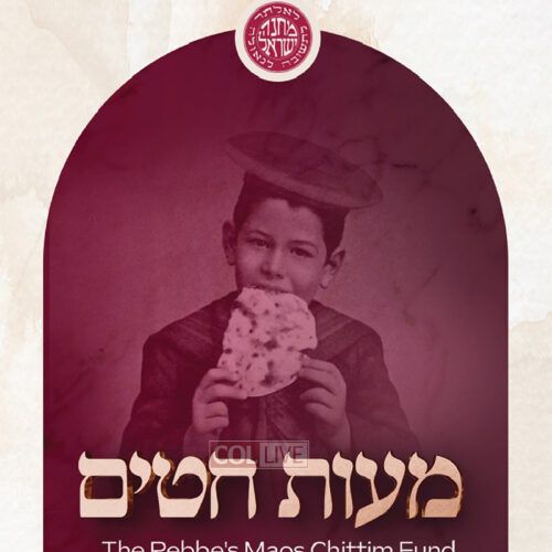 Join the Rebbe’s Pesach Fund-Help those in Need This Year!
