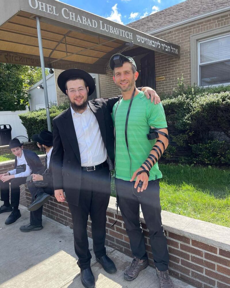 At the Rebbe’s Ohel in Queens, N.Y., in 2021
