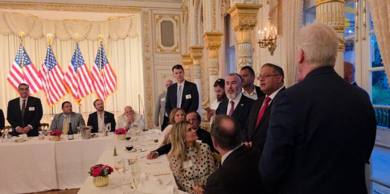 Ben Gvir speaks at Mar-a-Lago Club in Palm Beach, Florida this week