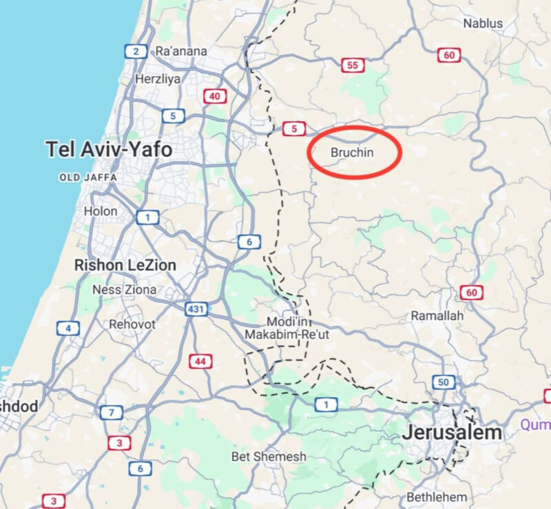 Bruchin, near where the terror attack took place.