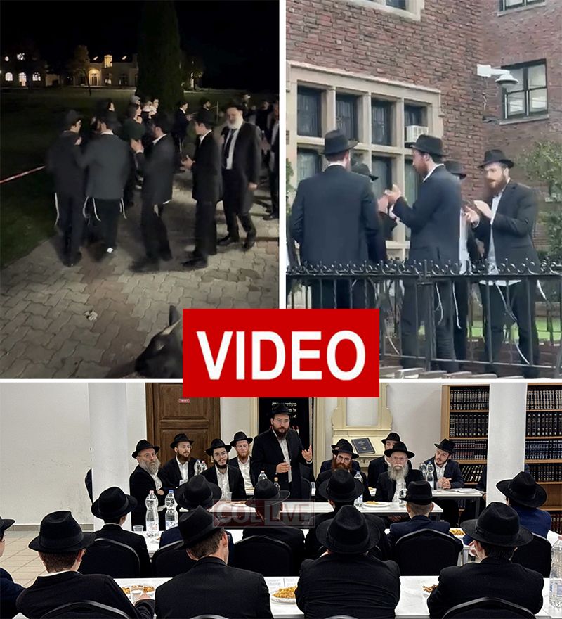 Bochurim Shluchim Arrive at New Austro-Hungary Yeshiva with Dancing