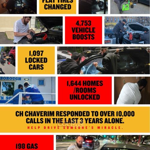 Last 3 Years, CH Chaverim Responded to 10,000 Calls