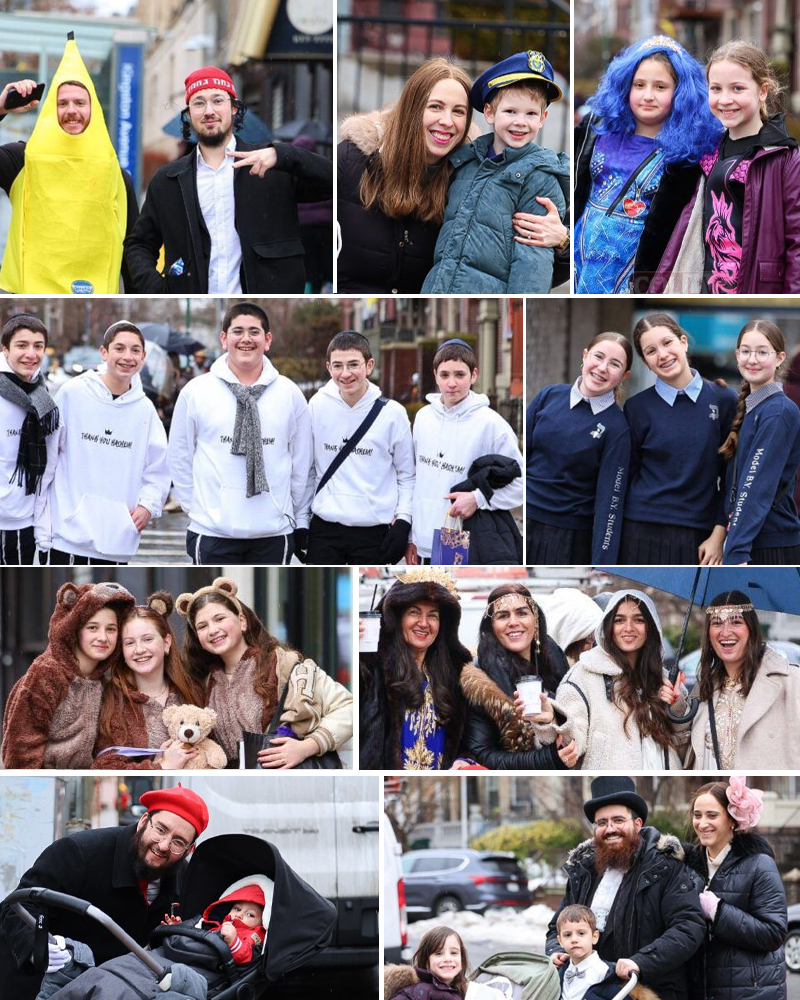 Festive Purim on the Streets of Crown Heights: 2
