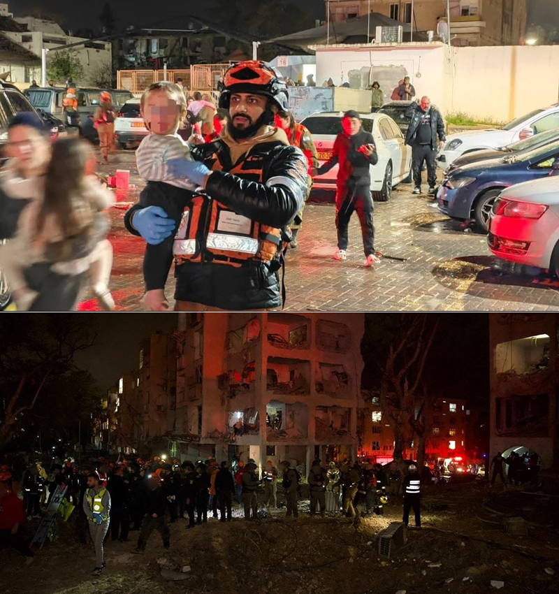 Iranian Missile Hits Arad Residential Area, Dozens Injured