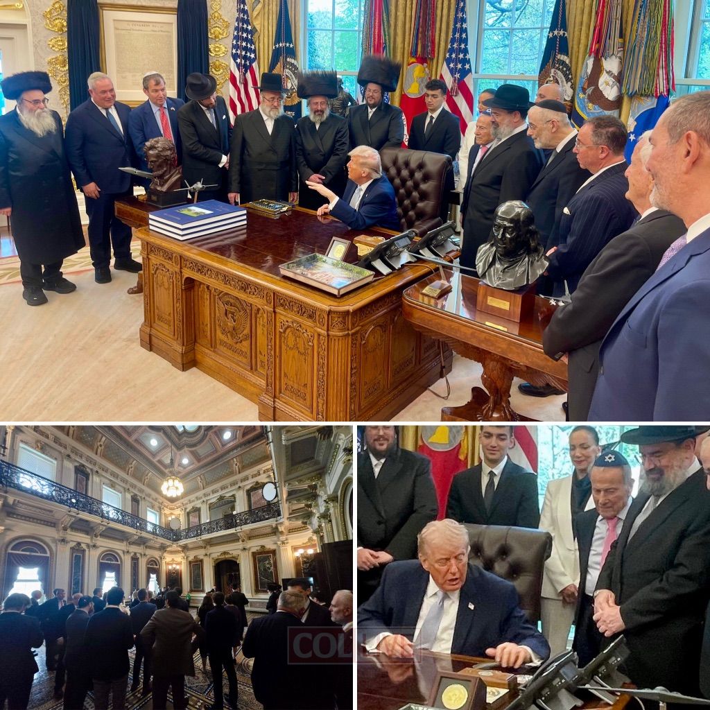 President Trump Hosts White House Pesach Reception