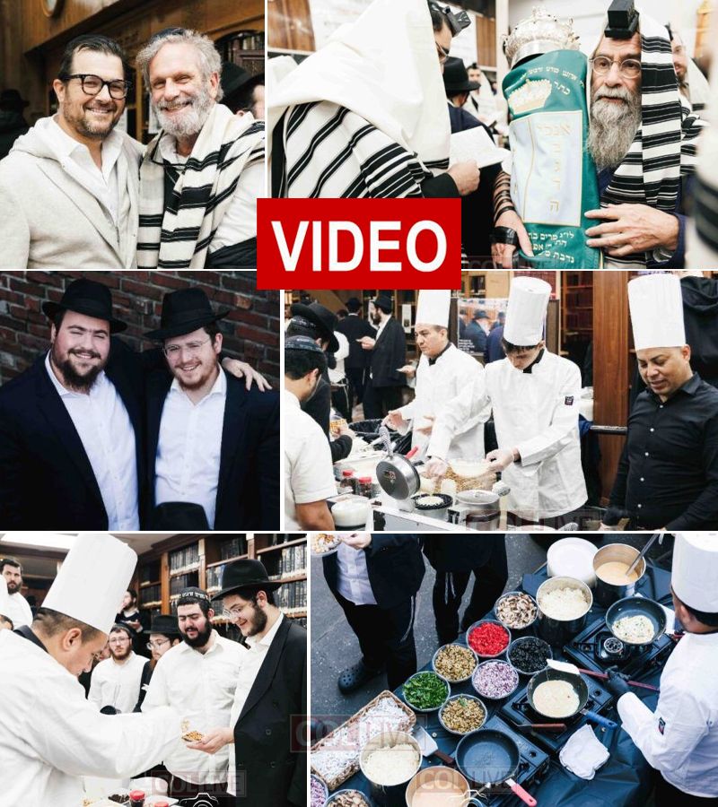 Breakfast Spread at 770 Marks Chossid’s 37th Yartzeit