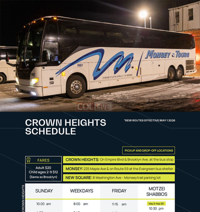 Monsey Trails Launches Crown Heights-Monsey Route