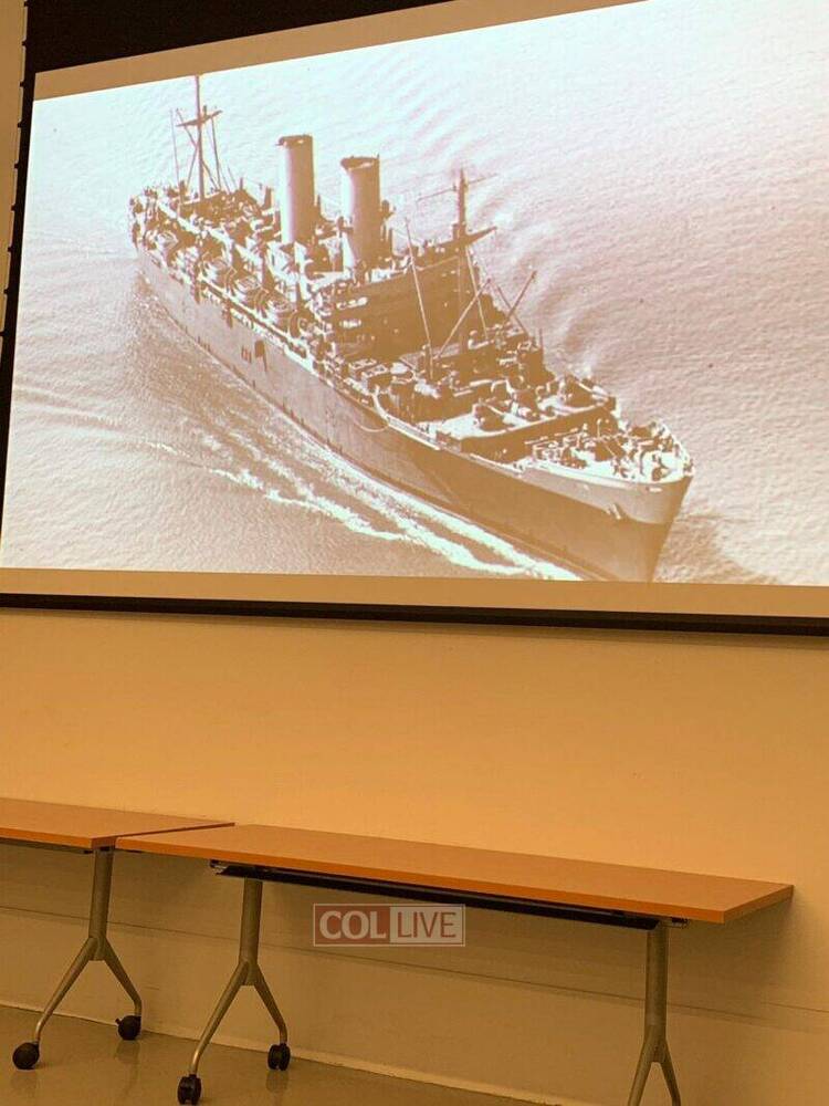The boat which took them to S. Francisco