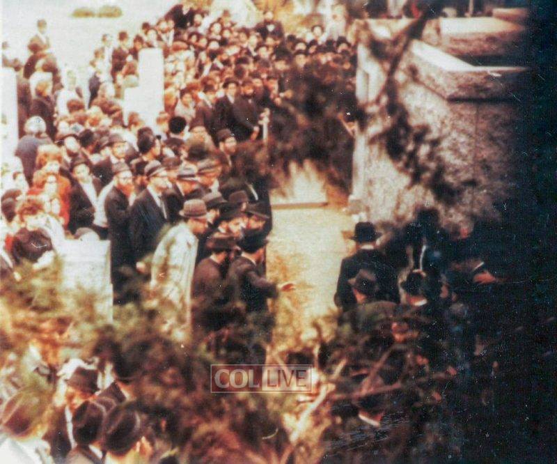 After the Kevurah of Rebbetzin Chana