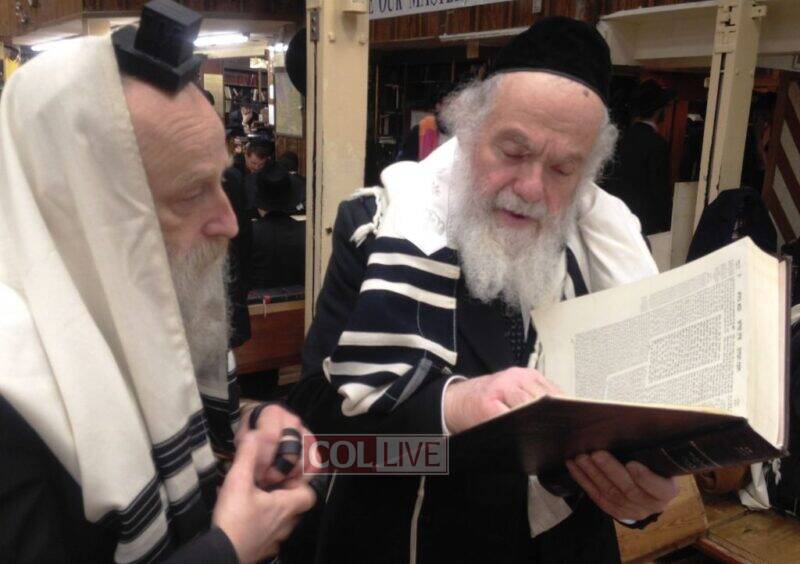 During a visit to 770, he was seen deep in conversation with  יבדלח"ט Brunoy Rosh Yeshiva Rabbi Yechiel Kalmenson