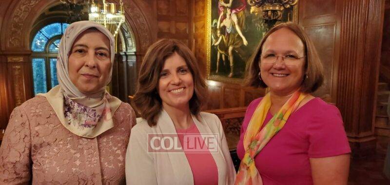 L to R: İnci Mercan, Mrs. Nechama Shemtov and Susana Sanchez-Kahn, Senior World Bank Official