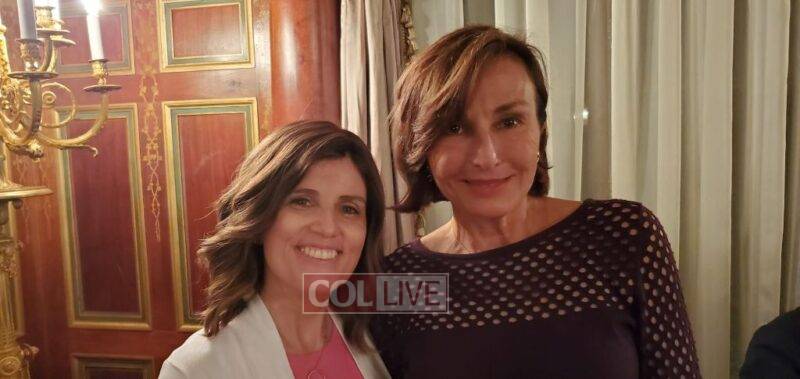 Mrs. Nechama Shemtov with the Ambassador of Monaco