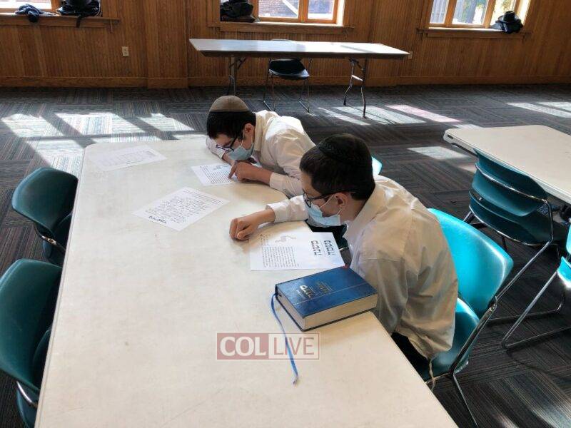 Rephael Arguedas and sitting next to him is Benyamin Ben Lapid