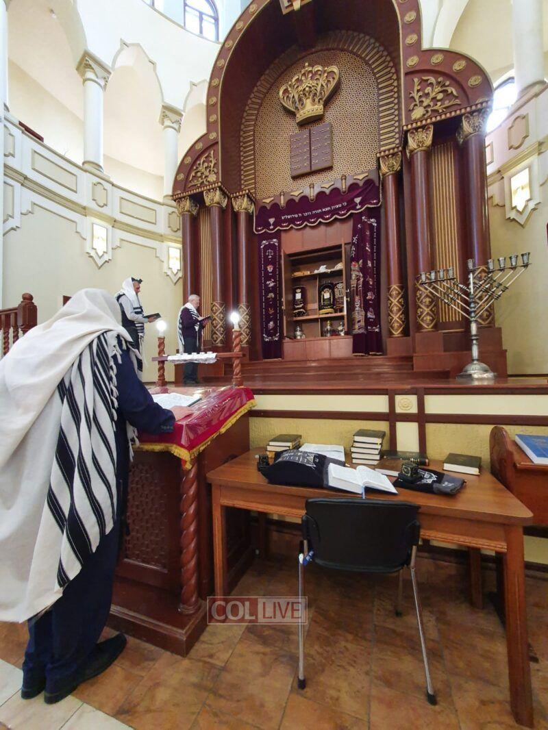 The great shul of Kharkov, Ukraine last week