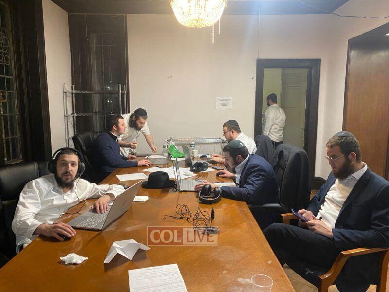 The rescue operation at work