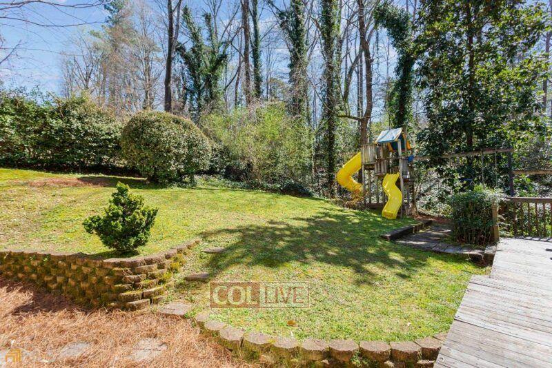 A great backyard in Sandy Springs