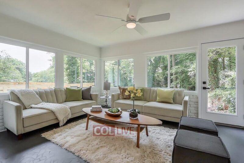 Lots of windows and sunlight is standard down in the South