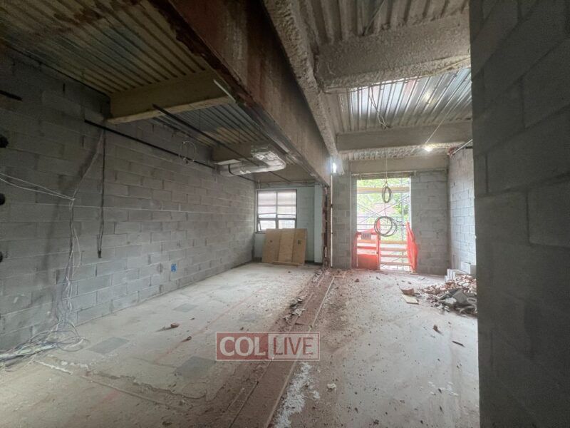 View of Combined new and old classroom
