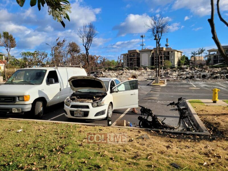 Rabbi Zirkind helping to jump a car belonging to an Israeli resident that survived as apposed to the moped that didn't make it..