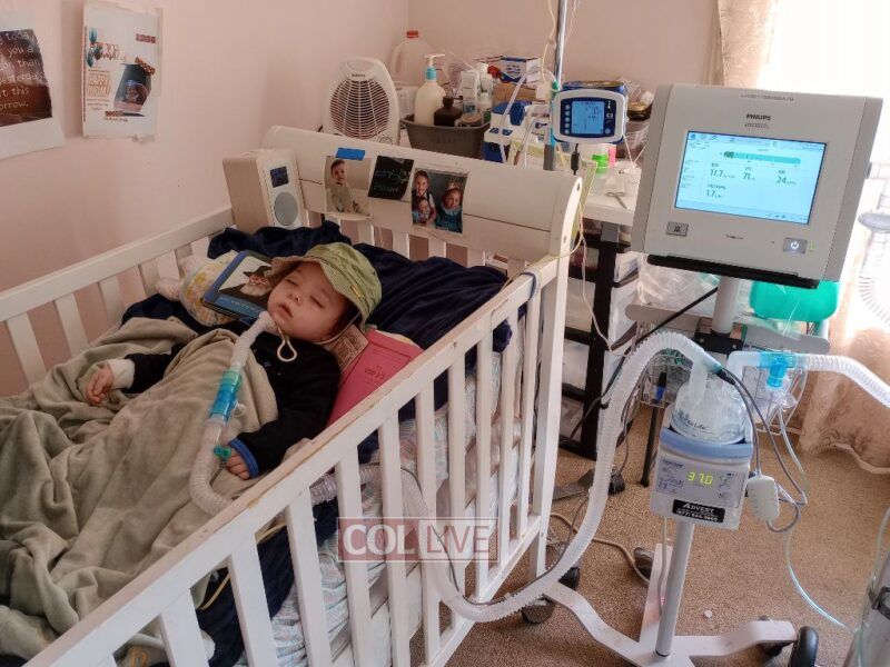 In this photo, we can see baby Boruch Sholom at home on the ventilator, the Rebbe's Kuntres always at his side.<br />
<br />
