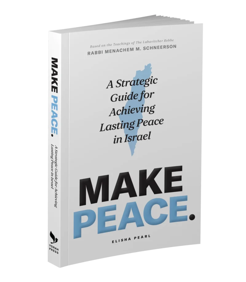 Make Peace, by Elisha Pearl, published under Sichos in English’s “Yonah Press” imprint.